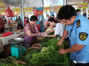 食得放心 云安兩個農貿市場委托第三方快檢，不合格農產品當場銷毀